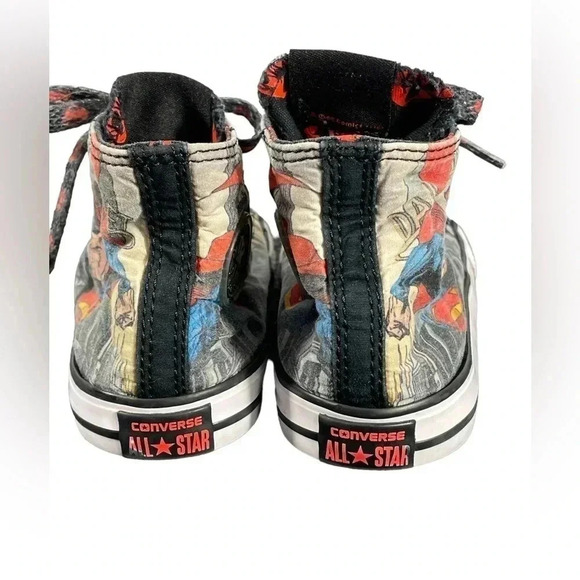 Converse  High Top SUPERMAN Limited Edition Size 8 - Picture 4 of 7